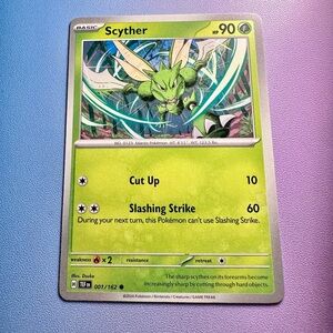 scyther - 001/162 (common) — pokemon: temporal forces